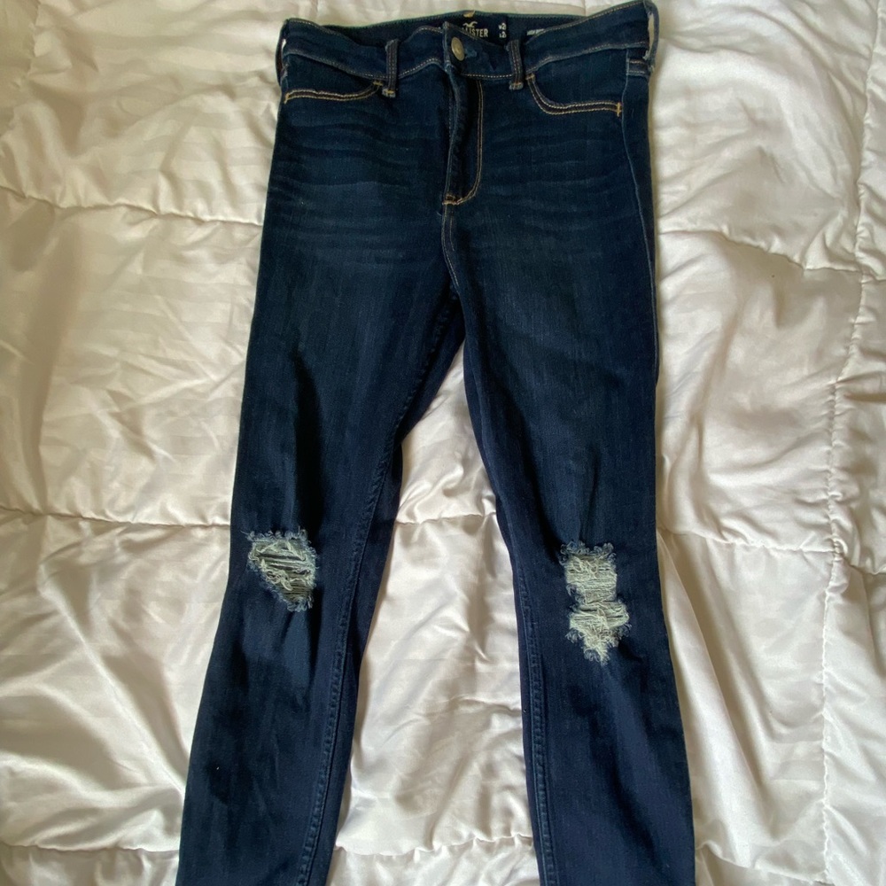 Hollister high rise jean legging crop